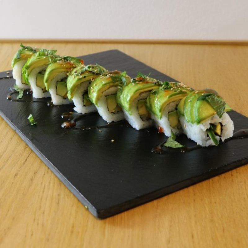 Dragon vert végé concombre mangue avocat