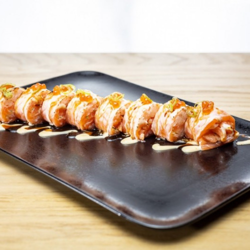 Dragon compo saumon tataki teriyaki