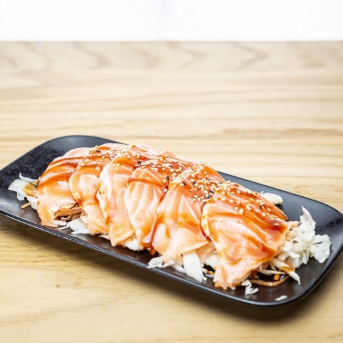 Sashimi Saumon Tataki Teriyaki x6
