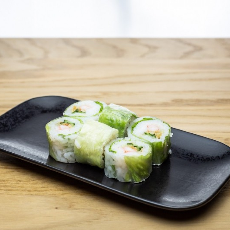 Spring crevette concombre cacahuètes thai