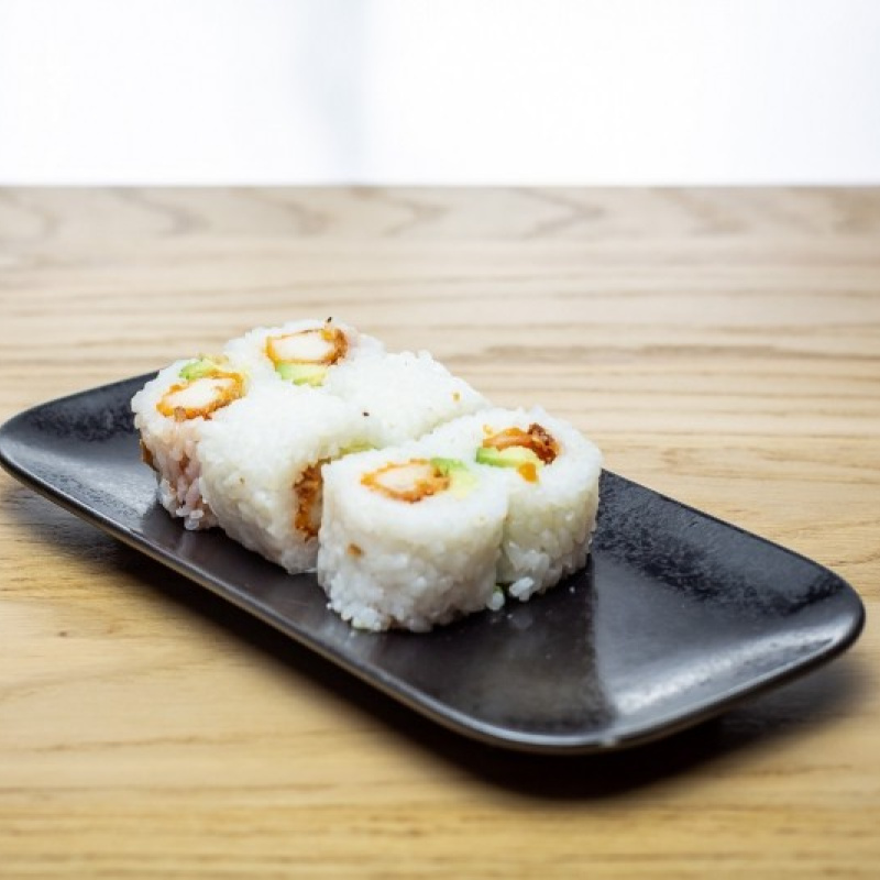 Yuki poulet avocat barbecue oignons frits