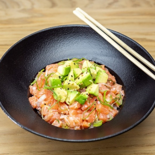 Tartare mariné saumon